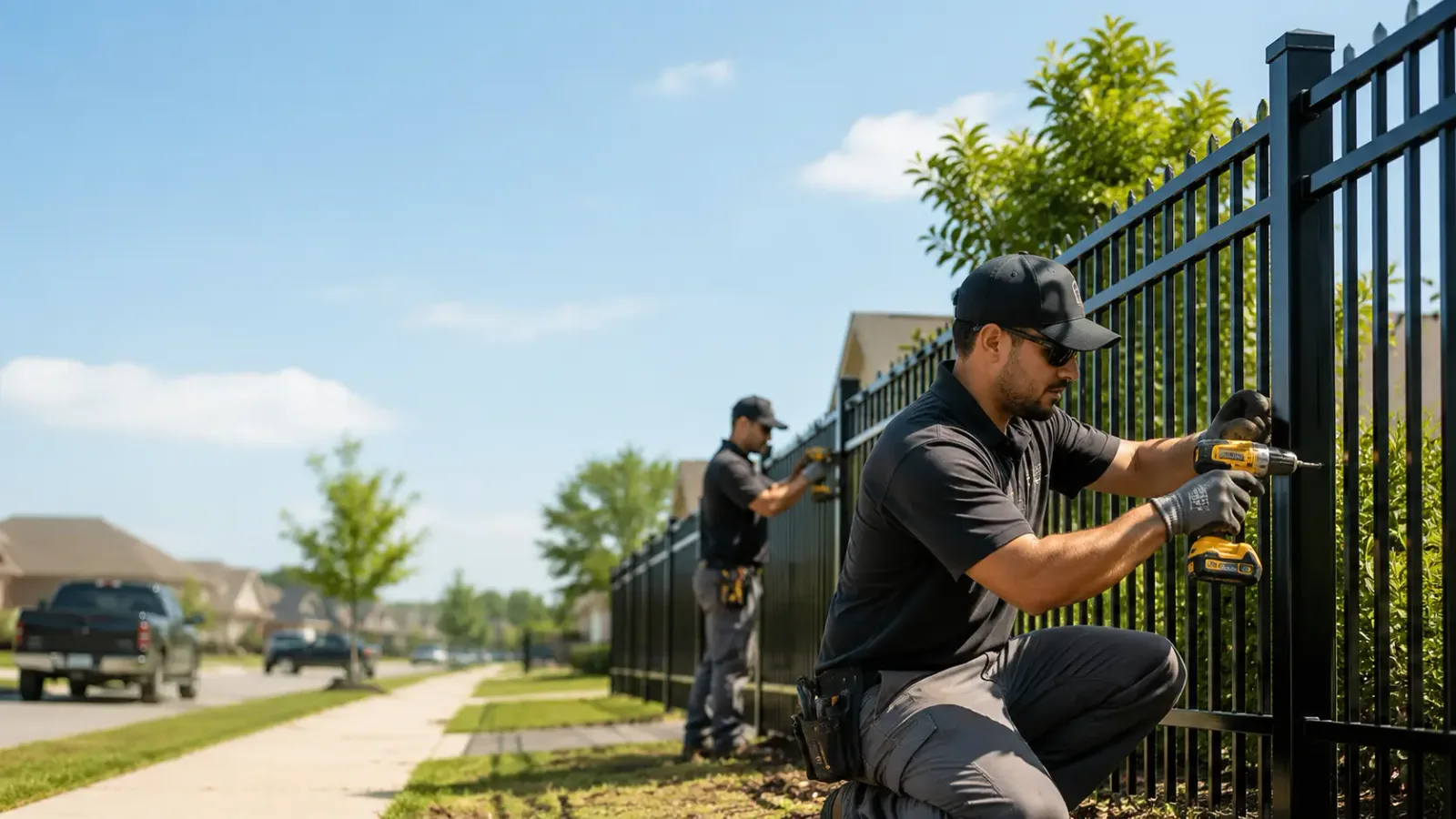 Metal Fence Installation in Pewaukee, WI